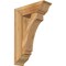 Ekena Millwork Imperial Traditional Rough Sawn Bracket w/ Offset Brace, Western Red Cedar, 8"W x 24"D x 36"H BKT0806X24X36IMP01RWR - alternate 1
